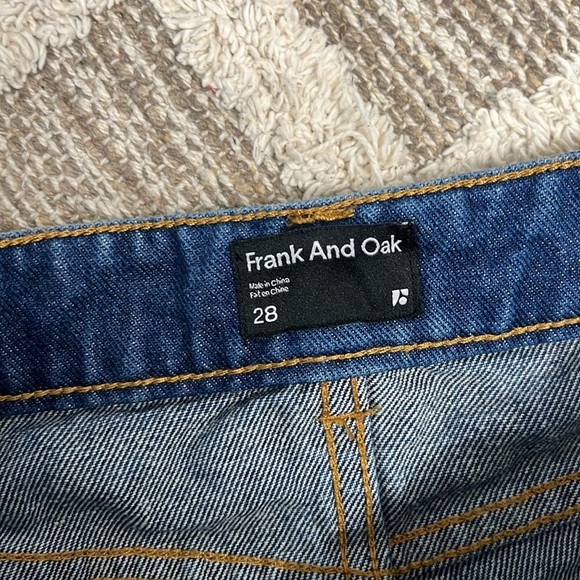 Frank and Oak cut off denim shorts size 28 - Picture 4 of 7